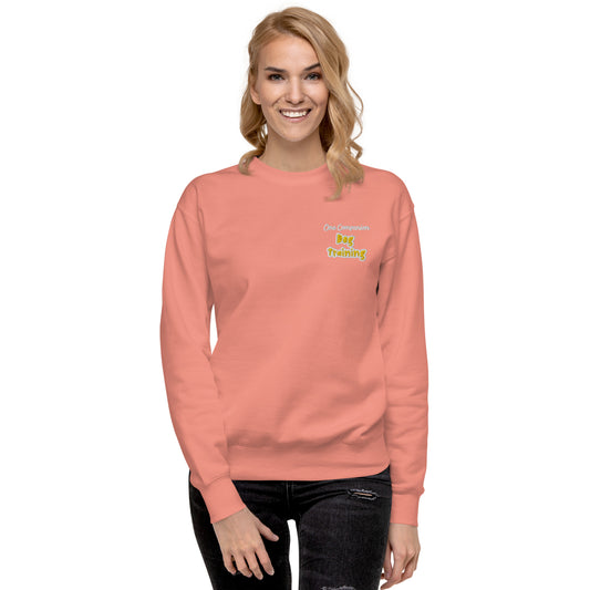 Cozy dog lover sweatshirt – women’s crewneck from One Companion
