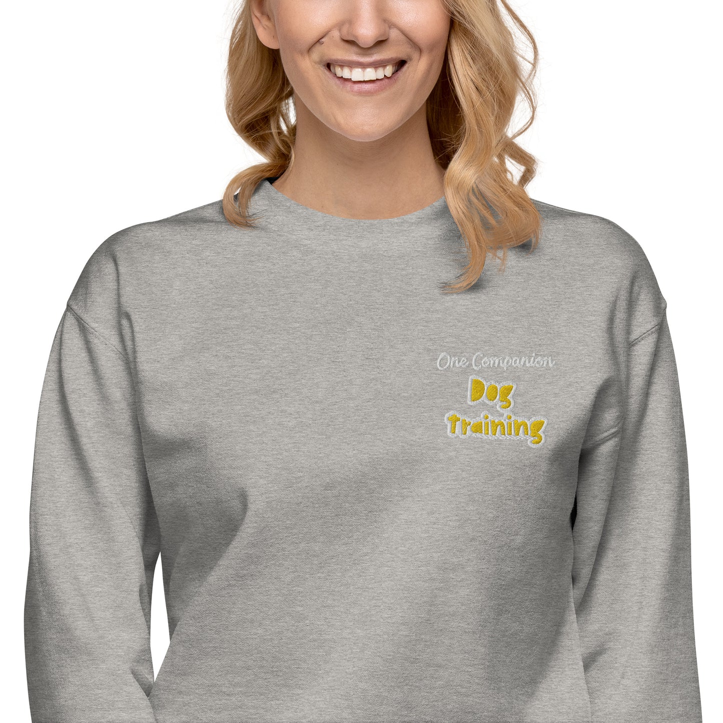 I'd Rather Be With My Dog crewneck sweatshirt for women