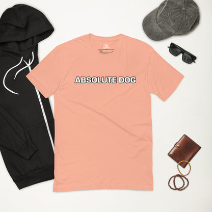 Absolute Dog tee for dog lovers and training enthusiasts
