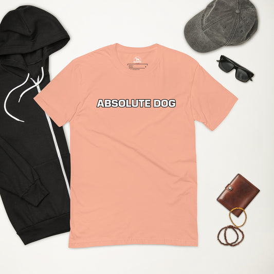 Absolute Dog tee for dog lovers and training enthusiasts