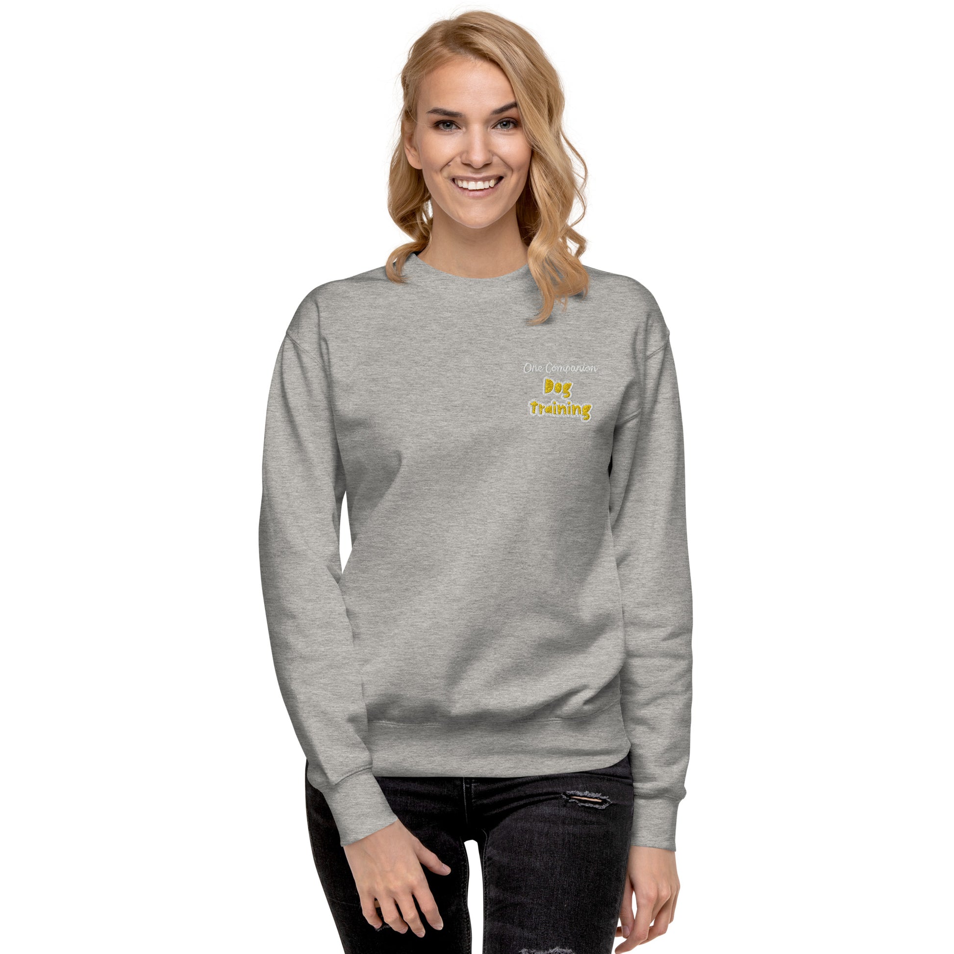 Funny dog quote sweatshirt – I’d Rather Be With My Dog apparel
